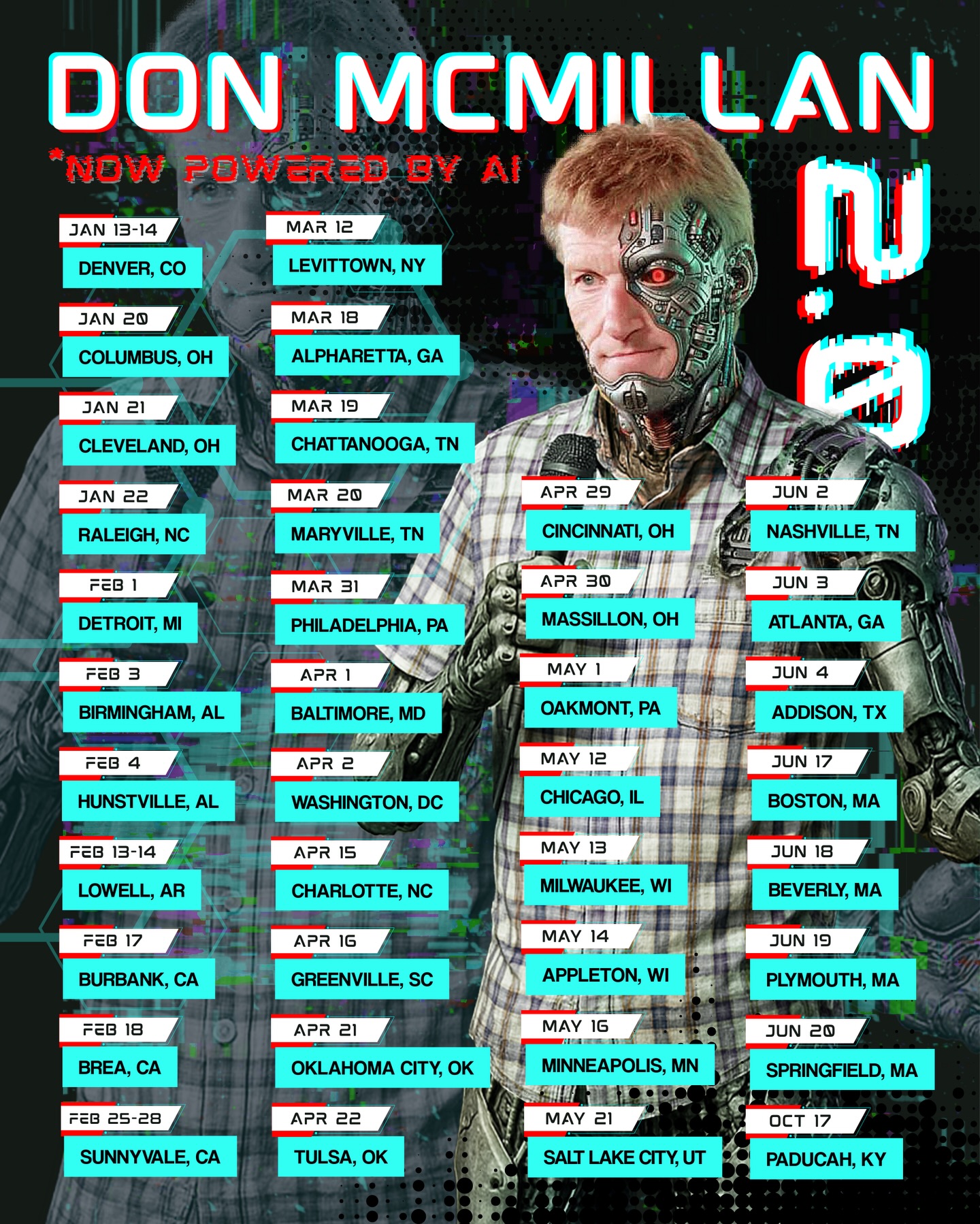 Don McMillan I’m Don McMillan 2.0 Tour Tour Poster 2026